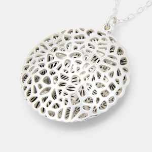 Coral Reef Silver Open Locket Pendant