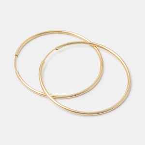 Large Gold Hoop Earrings