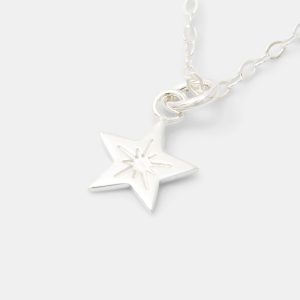 Little Star Sterling Silver Pendant Necklace
